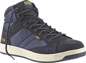 Site, 1228[^]14999 Sapphire Hi-Top Safety Trainers Navy Size 7