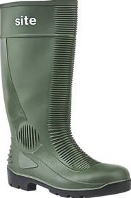 Site, 1228[^]40281 Trench Safety Wellington Boots Green Size