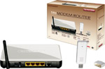 Wireless ADSL2+ 54g Modem Router and USB