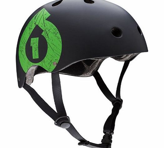 SixSixOne Dirt Lid Icon BMX helmet green/black 2014 BMX helmet full face