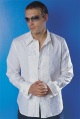 long-sleeved pleat shirt