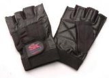 Black Spandex Weight Training Gloves
