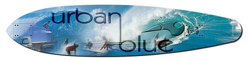 SkateAsylum Urban Blue Longboard - C1 Surf Collage