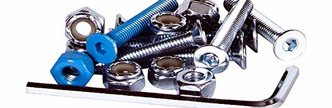 PEG Longboard amp; Skateboard Hardware - 31mm Bolts and Nuts + Allen Key Tool Included