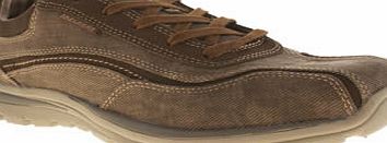 Skechers Dark Brown Superior Monavo Shoes