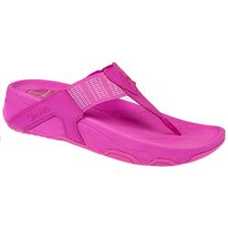 Skechers Female Tone Ups Other/Textile Upper Textile/Other Lining in Black, Hot Pink, Silver