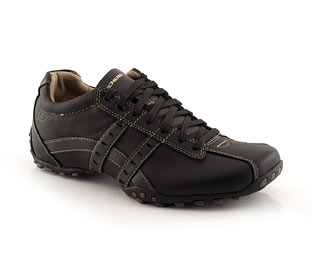 Skechers Leather Lace Up Trainer