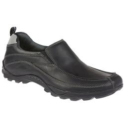 Male Ridge Leather Upper Textile Lining Back To School in Black