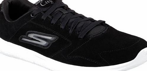 Skechers Mens Black Go Walk City Challenger Trainers 8