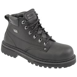 Mens Ske601 Leather Upper Textile other Lining Boots in Black
