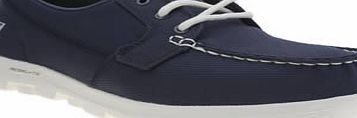 Skechers Navy Skech On-the-go Moccasin Boat Shoes