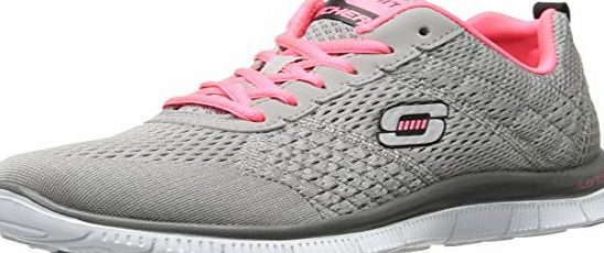 Skechers Sketchers Womens Flex Appeal Obivous Choice Multisport Outdoor Shoes - Grey (Lgcl), 6 UK (39 EU)