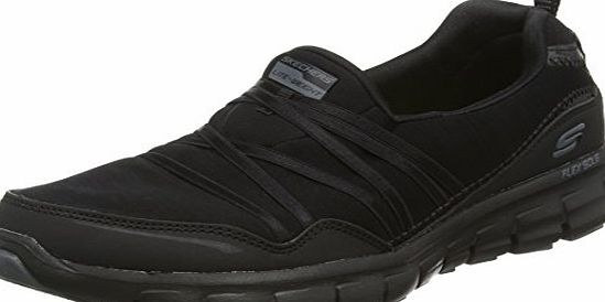 Skechers Synergy Scene Stealer Womens Low-Top Sneakers - Black (Black), 5 UK (38 EU) (8 US)