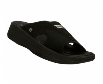 Tone-Ups Electric Slide Black Ladies Shoe