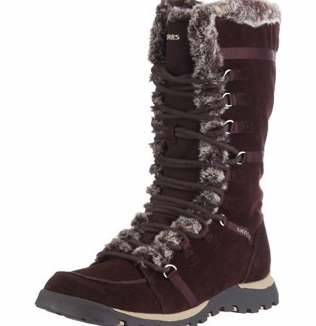 Skechers Womens Grand Jams Unlimited Boot Brown Suede 45419 BRS 8 UK