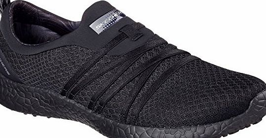 Skechers Womens Skechers Burst Very Daring Running Memory Foam Gym Walking Trainer - Black - 7