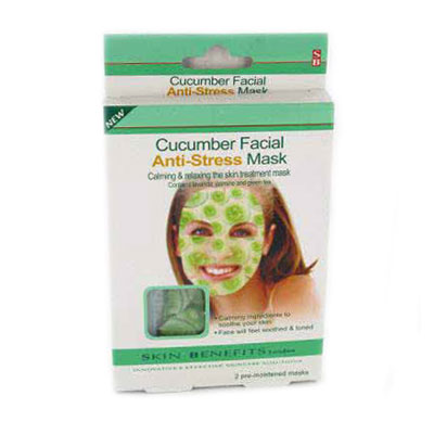 Skin Benefits Cucumber Anti Stress 2 Masks
