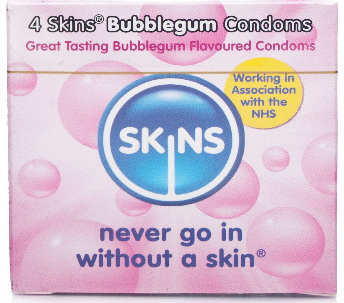 Blow Me Bubblegum Flavour Condoms 4 pack