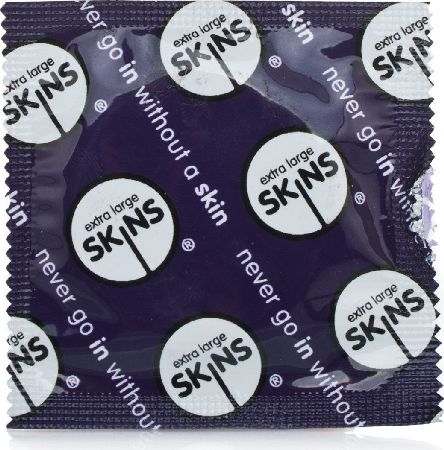 Skins, 2102[^]0105838 Extra Large Condom -100 Pack