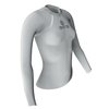 Long Sleeve Top Compression Clothing (White)