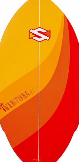 SKM One Ventura Skimboard - Red/ Orange