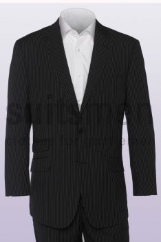 Charles Navy Pinstripe Suit Jacket