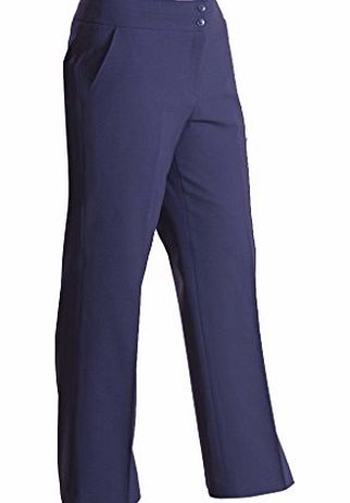 Womens/Ladies Monique Formal Suit Trousers (16/L) (New Navy)