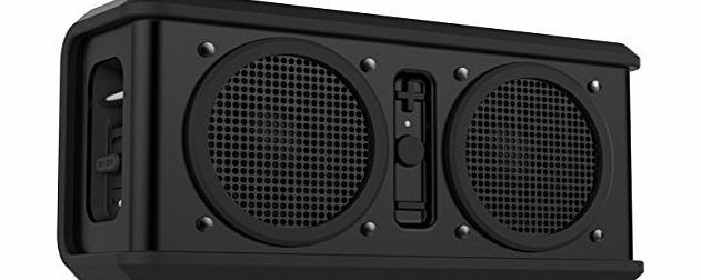 Skullcandy Air Raid Rugged Water and Drop Resistant Portable Rechargeable Wireless Bluetooth Speaker - Black