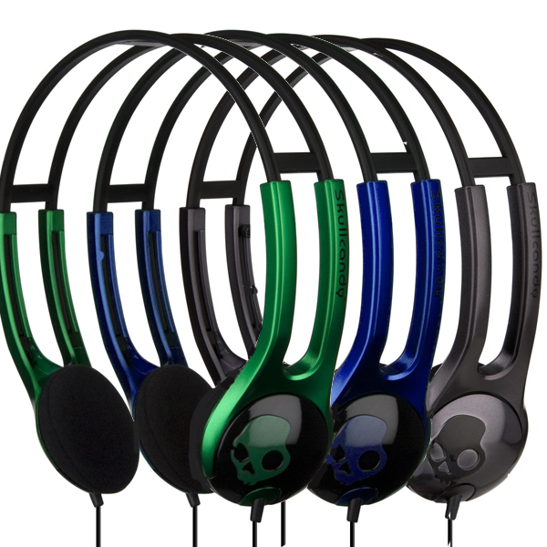 Icon SC Headphones w/mic Colour BLUE