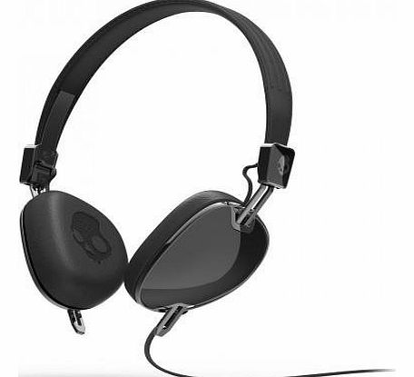 Navigator On-Ear Headphones with Mic - Black