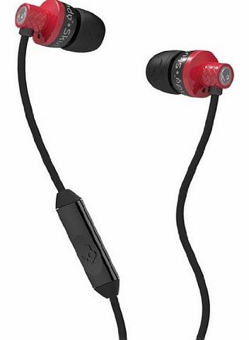 Skullcandy Titan 2.0 In-Ear Headphones with Mic - Red/Black