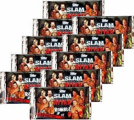 Slam Attax  RUMBLE TRADING CARDS ~ 10 PACKETS