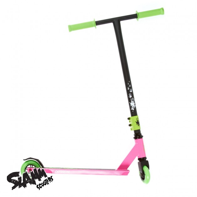 Slamm Outbreak II Scooter - Pink/Green