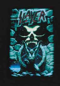 Slayer Divine Skull Textile Poster