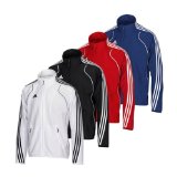 Adidas T8 Team Jacket (Large Red/White)