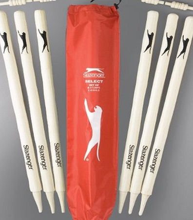 Slazenger New Slazenger Select Stumps amp; Bails Sets Youths