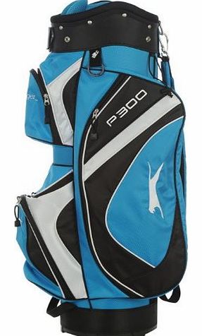 Slazenger Unisex P300 Golf Cart Bag Blue/White/Blk