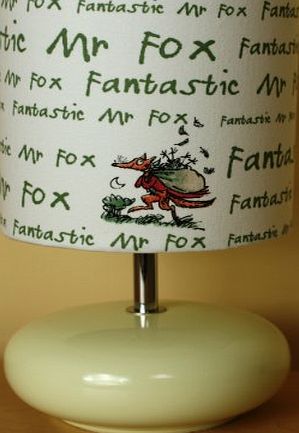 SleeptightKids Roald Dahl - Fantastic Mr Fox - Table Lamp - Childrens Bedside Table Lamp - 20cm