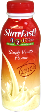 Slim Fast Simply Vanilla Bottled Shake 325ml