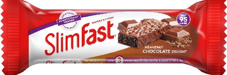 Slim Fast, 2102[^]0106327 Slimfast Heavenly Chocolate - 24 Snack Bars