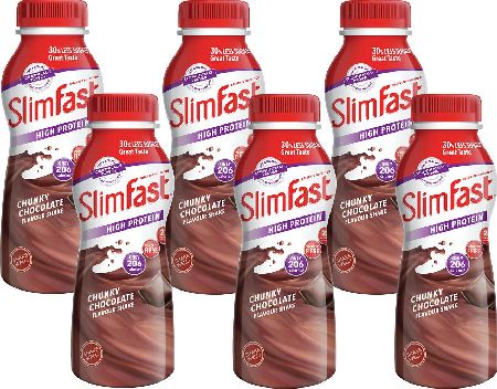 Slim Fast, 2102[^]0106323 Slimfast Milkshake Bottle Mocha - 6 Pack