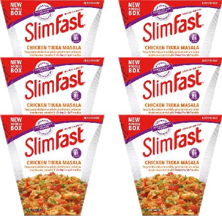 Slim Fast, 2102[^]0106344 Slimfast Noodle Box Chicken Tikka Masala - 6 Pack