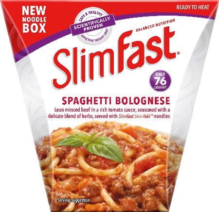 Slim Fast, 2102[^]0106230 Slimfast Noodle Box Spaghetti Bolognese