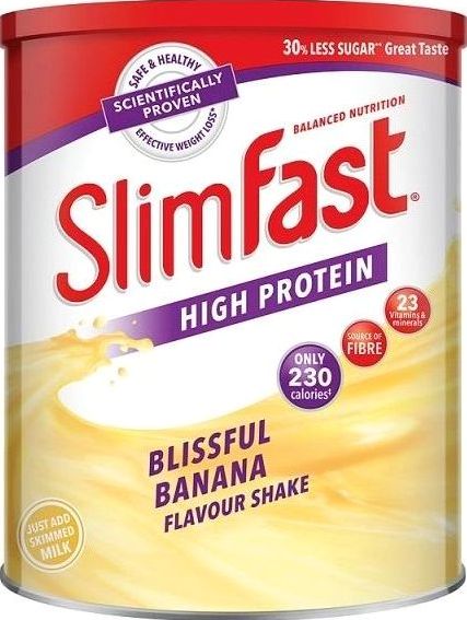 Slim Fast, 2102[^]0106213 Slimfast Powder Tin Banana
