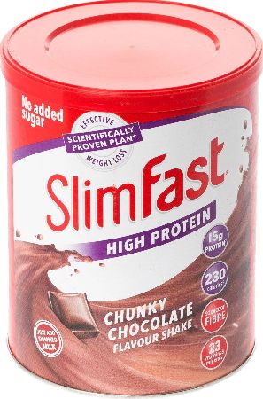 Slim Fast, 2102[^]0106212 Slimfast Powder Tin Milk Chocolate 12 Servings