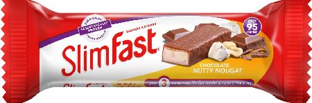 Slim Fast, 2102[^]0106220 Slimfast Snack Bar Nutty Nougat 25g