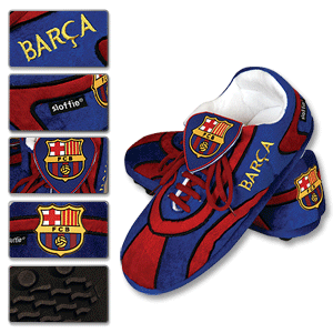 Barcelona Football Boot Slippers