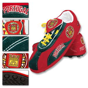 Portugal Football Boot Slippers - Red