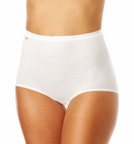 Sloggi  Maxi Brief High Rise Womens Briefs White 18