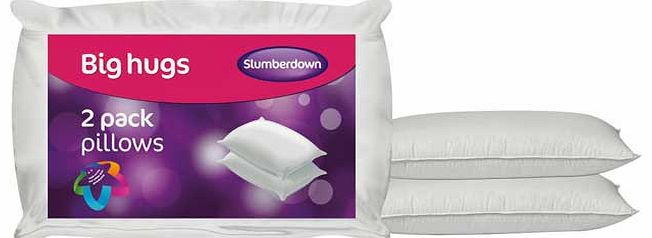 Slumberdown Big Hug Pillows - 2 Pack